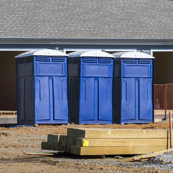 is there a specific order in which to place multiple porta potties in Eunola AL